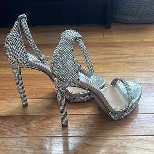 Steve Madden Silver Milano Rhinestones